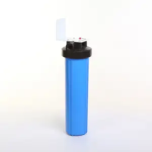 [NW-BRL01] 20 inç büyük mavi su filtre yuvası braketi ve anahtarı ile