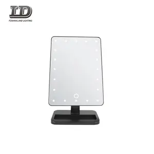 桌面 20 LED 化妆镜触摸开关 LED 化妆镜角度可调化妆镜与光美容护理