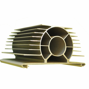 CNC đấm tản nhiệt nhôm ép đùn hồ sơ nhà máy, sơn tĩnh điện anodized đen bạc nhôm tản nhiệt tấm pin mặt trời - Product Image 3