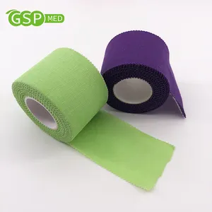 3.8cm*13.7m Cotton Elasto Plaster Athletic Adhesive Tape Sport Hand Guard Cotton Etc. BP-88 GSPAT GSP CE/SGS/ISO9001/ISO13485