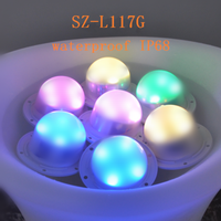 IR Remote Wireless Batterie betrieben unter Tisch LED Licht Hochzeit Mittelstücke für Bankett Tisch dekoration Hochzeit Herzstück