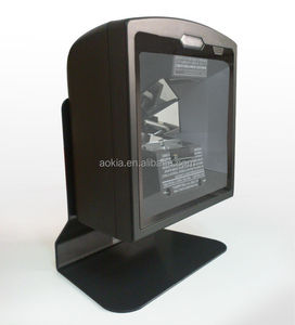 AK-8200 Máy tính để bàn Máy quét mã vạch laser Đầu đọc mã vạch cửa sổ lớn tốc độ cao Tự động quét đa hướng - Product Image 6