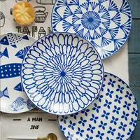 Custom Logo Dinnerware, Japanese Printed Ceramic Tableware