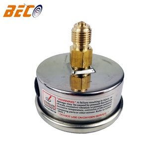 Đồng hồ đo áp suất BECO chất lượng cao bằng thép không gỉ 140psi 10bar dùng để đo áp suất - Product Image 2