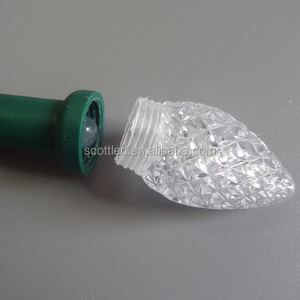 DC12V <span class=keywords><strong>C7</strong></span>/C9 vacances lumière <span class=keywords><strong>WS2811</strong></span> connecteur étanche numérique LED chaînes de pixels - Product Image 1