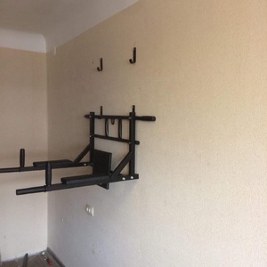 Wellshow Équipement de sport et de fitness 3 en 1 : Barre de traction murale horizontale pliable, stations de <span class=keywords><strong>dips</strong></span> et tour de musculation - Product Image 5