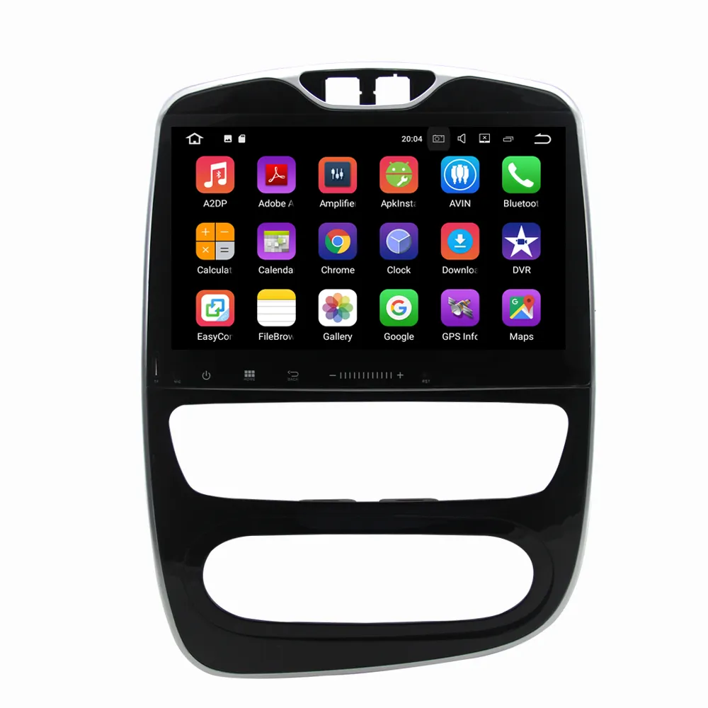 Autoradio 10.1 ", Android 1.0, Navigation GPS, lecteur DVD, wifi, bt 4.0, 1din, stéréo, pour voiture Renault Clio Koleos (2012 à 2018)