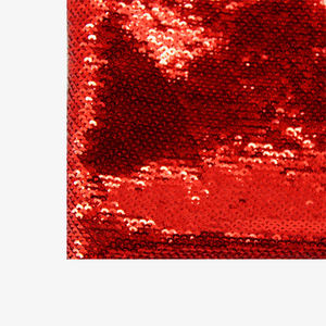 الرائعة نوبل الأحمر الأسماك مقياس حورية البحر الترتر نسيج محبوك واضحة الترتر النسيج بواسطة the يارد - Product Image 5