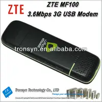 Original Mở Khóa HSDPA 3.6 Mbps ZTE MF100 3G Không Dây USB Modem