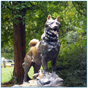 Vida al aire libre metal perro escultura decoración del <span class=keywords><strong>parque</strong></span> - Product Image 1