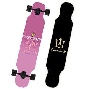 Gota a través de patinaje Longboard tabla larga completa - Product Image 3
