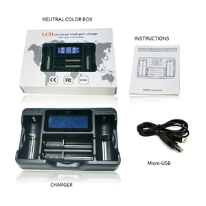 ÉCRAN LCD AA, AAA, <span class=keywords><strong>CR123A</strong></span>, 18650,26650, 22650 Universel <span class=keywords><strong>Chargeur</strong></span> de batterie <span class=keywords><strong>Rechargeable</strong></span> - Product Image 2