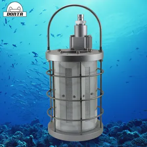1000W ไฟ LED สำหรับตกปลาใต้น้ำและใต้น้ำโคมไฟเหยื่อล่อพลังงานสูงแสงสีขาวอบอุ่นสีฟ้าสีเขียว