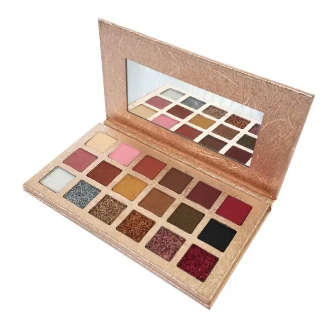 He40043a Private label 18 kleuren oogschaduw palet hot verkoop cosmetica make-up groothandel