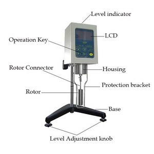 NDJ-8S Digitales Viskosi meter Labor Rotations viskosität messer - Product Image 4