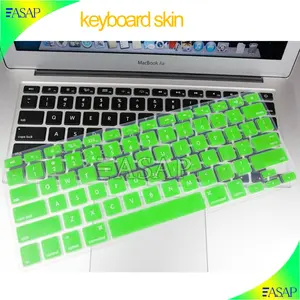 Flexible et Étanche couvercle du clavier coloré pour macbook pour macbook clavier peau