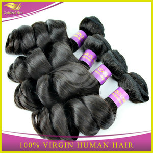 nuevo 2014 5a productos venta caliente real cabello humano perfecto baratos sin procesar primas peruano virgen del cabello - Product Image 1