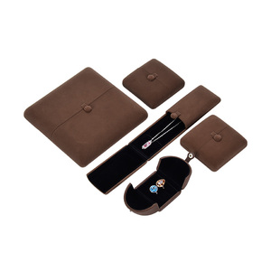 Zebo dài sang trọng Hộp nhẫn nhung đồ trang sức bao bì hộp Hot Bán trường hợp với logo tùy chỉnh Vòng cổ Hộp quà tặng - Product Image 2