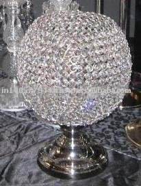 Elegante soporte de pilar de globo de cristal para decoraciones de boda Múltiples opciones de candelabro y soporte de linterna - Product Image 2