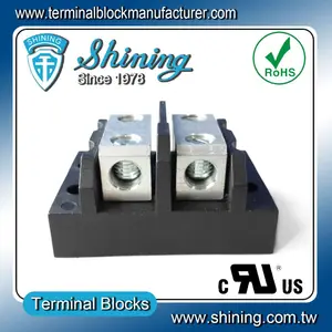 TGP-085-02BSS 600V 85A 2 Way Power Splicer Aluminum Terminal Block