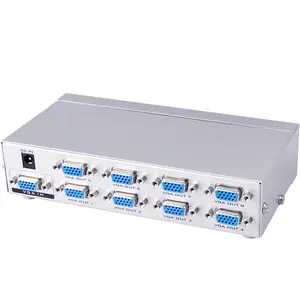 MT-VIKI MT-2508ความเร็วสูง250Mhz 1X8 8พอร์ต VGA Splitter