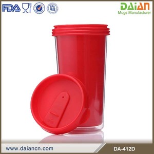 Vaso plástico de double pisos con tarjeta de papel y <span class=keywords><strong>se</strong></span> <span class=keywords><strong>pueden</strong></span> <span class=keywords><strong>cambiar</strong></span> - Product Image 4