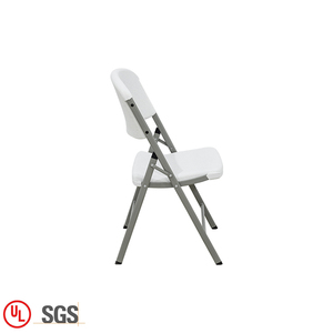 Chaises pliantes en plastique pour extérieur, jardin, mariage, fête, camping, blanches, portables, vente en gros - Product Image 3