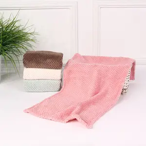 Face wash towel terry cloth towel spa warmer flat weave cotton towel