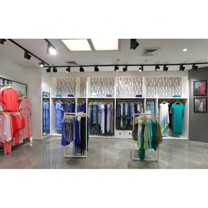 LUX personalizado nuevo diseño tienda muebles ropa mostrador moderno estante de ropa - Product Image 3