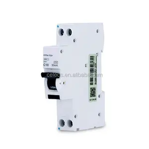 מפסק מיניאטורי VIGI IDPN ELE C6A RCBO 30mA 1 P + N