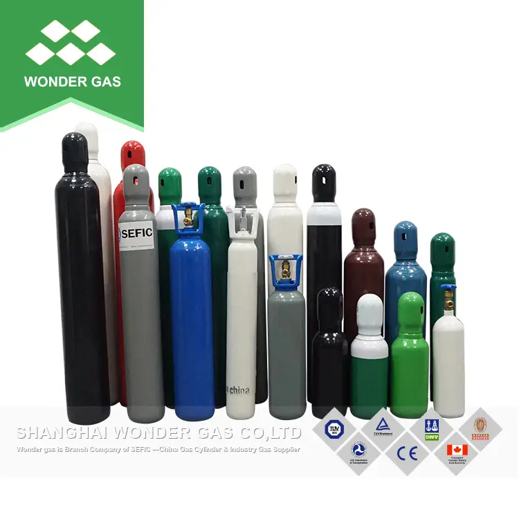6 cubic gas medizinische sauerstoff zylinder größen verwendet industrielle gas zylinder sauerstoff acetylen gas zylinder