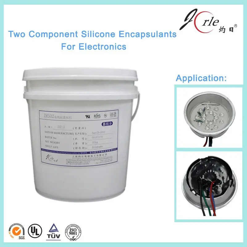 Good dielectric Two component silicone gel, Liquid RTV Silicone Sealant/Silicone Gel for Electrics Components--jorle