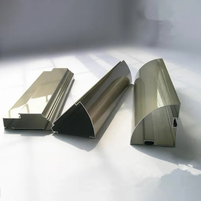Disesuaikan Aluminium Aksesoris Profil Aluminium untuk Jendela dan Pintu