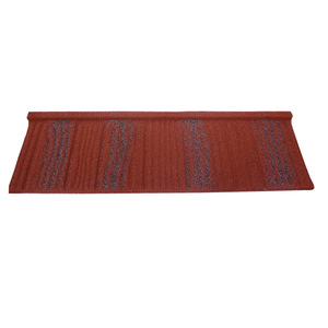 Tôle de <span class=keywords><strong>toiture</strong></span> décorative en aluminium revêtue de pierres colorées, type plat traditionnel, pour hôtel - Product Image 3