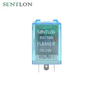 Sentlon SG158B 범용 유형 3pin 12V 130W 자동 자동차 자동 점멸 릴레이