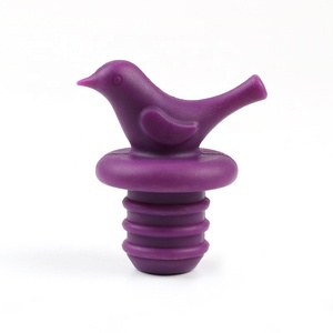<span class=keywords><strong>Bouchon</strong></span> de bouteille de <span class=keywords><strong>vin</strong></span> en silicone réutilisable, mignon et amusant, multicolore, personnalisé pour <span class=keywords><strong>petit</strong></span> oiseau - Product Image 5