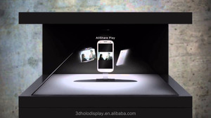 Présentoir pyramidal à hologramme à 3 faces de 22 pouces, boîte Holo en verre, équipement publicitaire holographique 3D au format <span class=keywords><strong>16</strong></span>:<span class=keywords><strong>9</strong></span> - Product Image 6