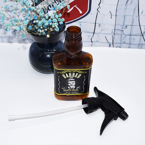 Garrafa <span class=keywords><strong>spray</strong></span> de névoa, frasco de plástico pulverizador continente com garrafa 300ml, ferramentas de salão de beleza para cabelo