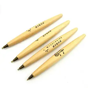 Top Quality cheap bulk ballpoint pen wooden dart dumbbell rugby shape Time Stick Ball Pen