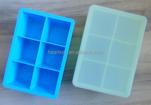 Minibandeja de silicona para cocina, cubitos grandes, caja de comida para niños con tapa, barata - Product Image 5