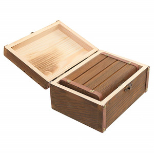 Cajas de <span class=keywords><strong>Madera</strong></span> Rústicas Pintadas a Mano, Mini Cofres de <span class=keywords><strong>Madera</strong></span> para Té - Product Image 3