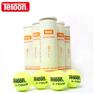 Pelota <span class=keywords><strong>de</strong></span> <span class=keywords><strong>Tenis</strong></span> Presurizada <span class=keywords><strong>de</strong></span> Alta Calidad Marca Teloon OEM, Aprobada por la ITF - Product Image 1