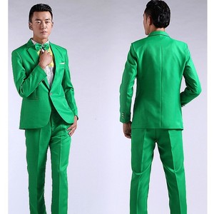 5 색 <span class=keywords><strong>M</strong></span> L XL XXL 투피스 세트 남성 세트 레드 옐로우 블루 그린 핑크 호스팅 연극 턱시도 남성 결혼식 무도회 착용 E7552 - Product Image 4