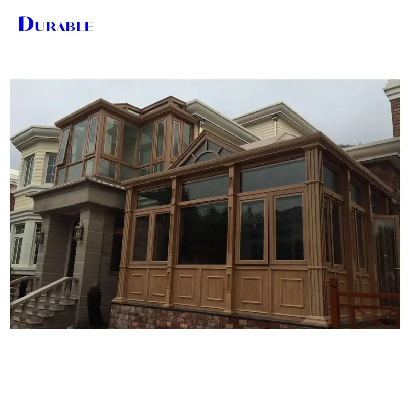 Australia customized double glazing decorative add a room aluminum sunroom for all-season