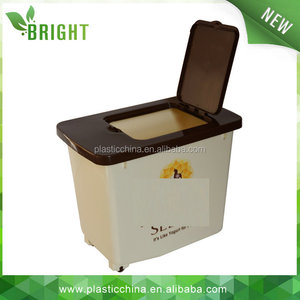 H509 15 KG 30 litros PP material <span class=keywords><strong>de</strong></span> almacenamiento Para <span class=keywords><strong>Mascotas</strong></span> <span class=keywords><strong>de</strong></span> plástico apilables recipientes <span class=keywords><strong>de</strong></span> alimentos con tapas - Product Image 3