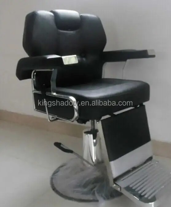 Kingshadow homem preto barbeiro cadeira bomba hidráulica cadeira do barbeiro para o salão do barbeiro