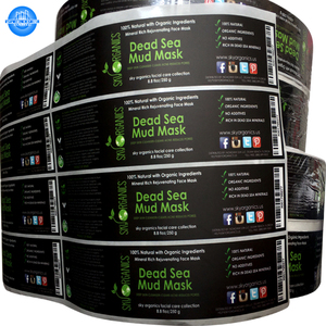 Stampa personalizzata imballaggio bottiglia etichetta adesiva scatola di cartone adesivo adesivo OEM CMYK <span class=keywords><strong>adesivi</strong></span> <span class=keywords><strong>natalizi</strong></span> accetta su rotolo impermeabile - Product Image 2