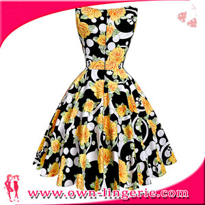 Sin Mangas Hig Barato Para <span class=keywords><strong>Mujer</strong></span> 50 s <span class=keywords><strong>Vestido</strong></span> de Punto de <span class=keywords><strong>Algodón</strong></span> Rosa de Té de rosa de La Vendimia Nuevo <span class=keywords><strong>vestido</strong></span> de rockabilly - Product Image 5