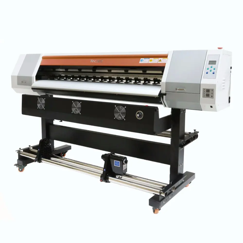 Tec industria 1.6m dx5/dx7/xp600 stampante di grande formato a getto d'inchiostro digitale gestetner stampa plotter con certificazione ce