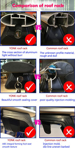 Yonk Patente Antirrobo Bloqueo Cross Bar Roof Rack Waterplay Herramienta de surf y accesorio - Product Image 5